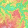 Carte topographique Arnac, altitude, relief