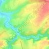 Carte topographique Choisies, altitude, relief