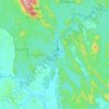 Carte topographique Sungai Tembeling, altitude, relief