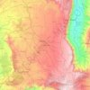 Carte topographique Comté de Uasin Gishu, altitude, relief