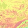 Carte topographique 班戈县 དཔལ་མགོན་རྫོང།, altitude, relief