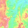 Carte topographique Isorana, altitude, relief