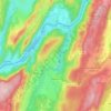 Carte topographique Samognat, altitude, relief