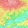 Carte topographique 40990, altitude, relief