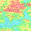 Carte topographique 35660, altitude, relief