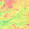 Carte topographique Loir-et-Cher, altitude, relief
