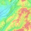 Carte topographique Diamond Bar, altitude, relief