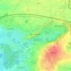 Carte topographique Bourghelles, altitude, relief