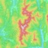 Carte topographique Breadloaf Wilderness, altitude, relief