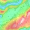 Carte topographique Villers-Saint-Martin, altitude, relief