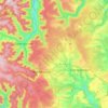 Carte topographique 72250, altitude, relief