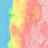 Carte topographique Provincia de Antofagasta, altitude, relief
