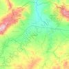 Carte topographique Aroussa, altitude, relief