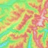 Carte topographique 88250, altitude, relief