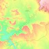 Carte topographique Et-taous ⵟⴰⵡⵙ الطاوس, altitude, relief