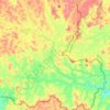Carte topographique Dois de Abril, altitude, relief