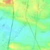 Carte topographique Vergné, altitude, relief