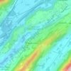 Carte topographique Coise-Saint-Jean-Pied-Gauthier, altitude, relief
