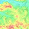 Carte topographique Lauzun, altitude, relief