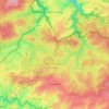 Carte topographique Elsenborn, altitude, relief