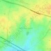 Carte topographique Commune de Rufisque Nord, altitude, relief