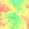 Carte topographique Snowflake, altitude, relief
