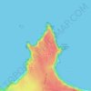 Carte topographique Cap Fréhel, altitude, relief
