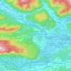 Carte topographique 9500, altitude, relief
