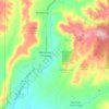 Carte topographique Whiteriver, altitude, relief