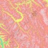 Carte topographique Zanskar tehsil, altitude, relief