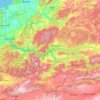 Carte topographique Karabük, altitude, relief