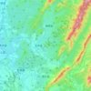 Carte topographique 南化區, altitude, relief