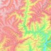 Carte topographique کامدېش ولسوالۍ, altitude, relief
