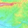 Carte topographique 84240, altitude, relief
