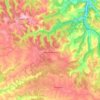 Carte topographique Labastide-Marnhac, altitude, relief