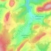Carte topographique Quemigny-Poisot, altitude, relief