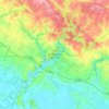 Carte topographique 85200, altitude, relief