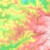 Carte topographique Massals, altitude, relief