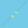 Carte topographique Tanga Islands, altitude, relief