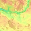Carte topographique Orphin, altitude, relief