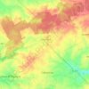Carte topographique Chenoise-Cucharmoy, altitude, relief