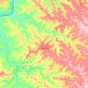 Carte topographique Crissiumal, altitude, relief