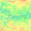 Carte topographique Sandy Lake, altitude, relief