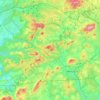 Carte topographique 70400, altitude, relief