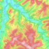 Carte topographique Gyé-sur-Seine, altitude, relief