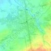 Carte topographique Barangay 5, altitude, relief