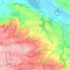 Carte topographique Dolomieu, altitude, relief