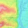 Carte topographique 92210, altitude, relief