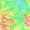 Carte topographique Municipio de Bonpland, altitude, relief