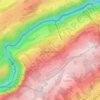 Carte topographique Les Planchettes, altitude, relief